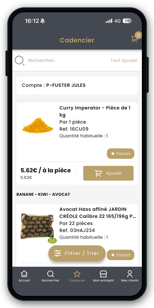 cadencier application reseau le saint